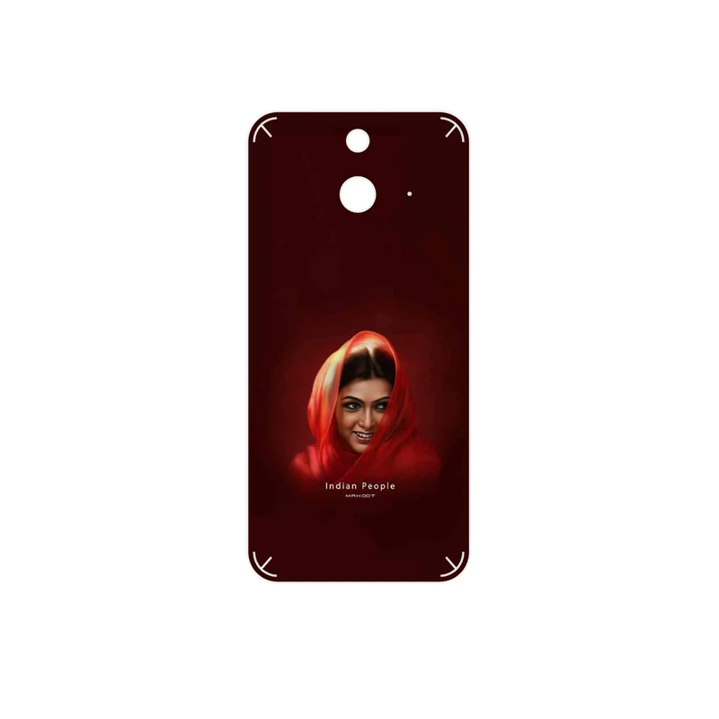 برچسب پوششی ماهوت مدل Portrait of an Indian Woman مناسب برای گوشی موبایل اچ تی سی One E8