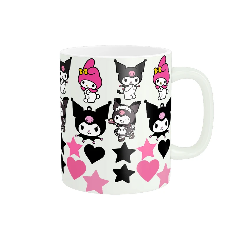 ماگ پادآفرین مدل کارتون کرومی و مای ملودی Kuromi کد PM3067