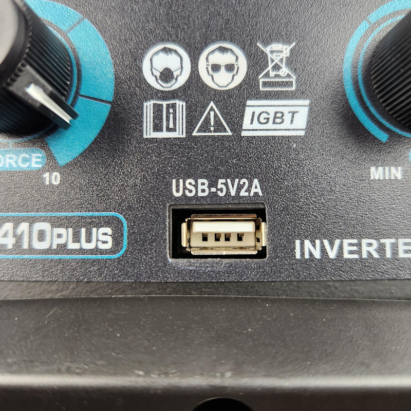 دستگاه جوش 410 آمپر اینتیمکث کد 410 USB دار