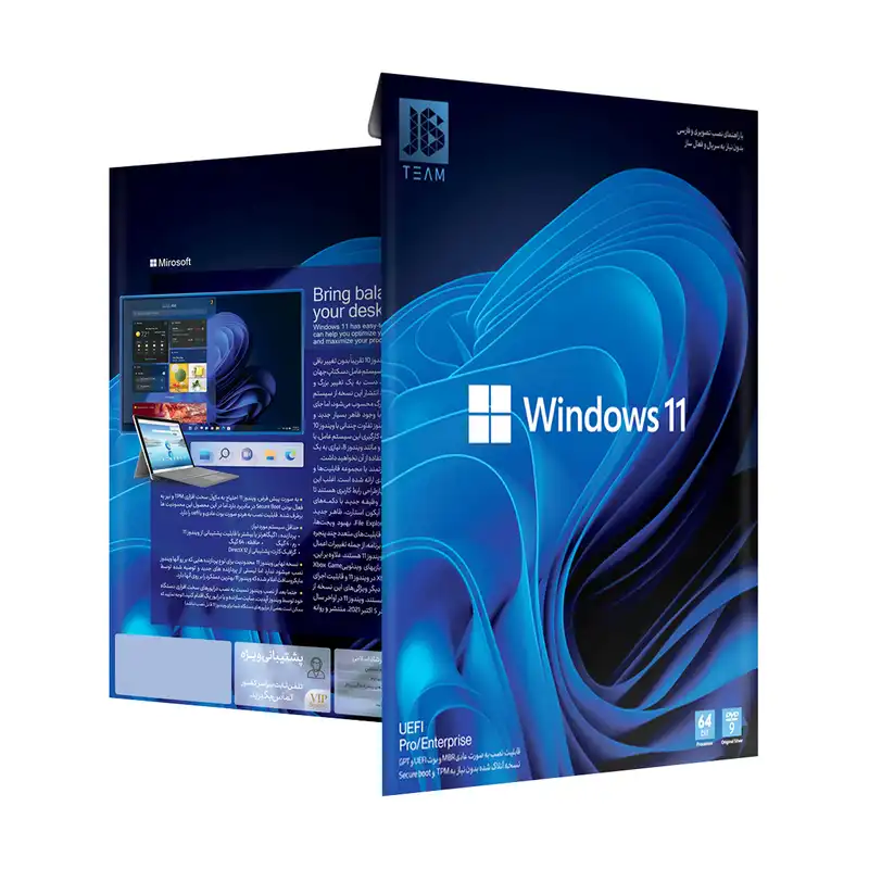 سیستم عامل ویندوز 11 نشر جی بی تیم