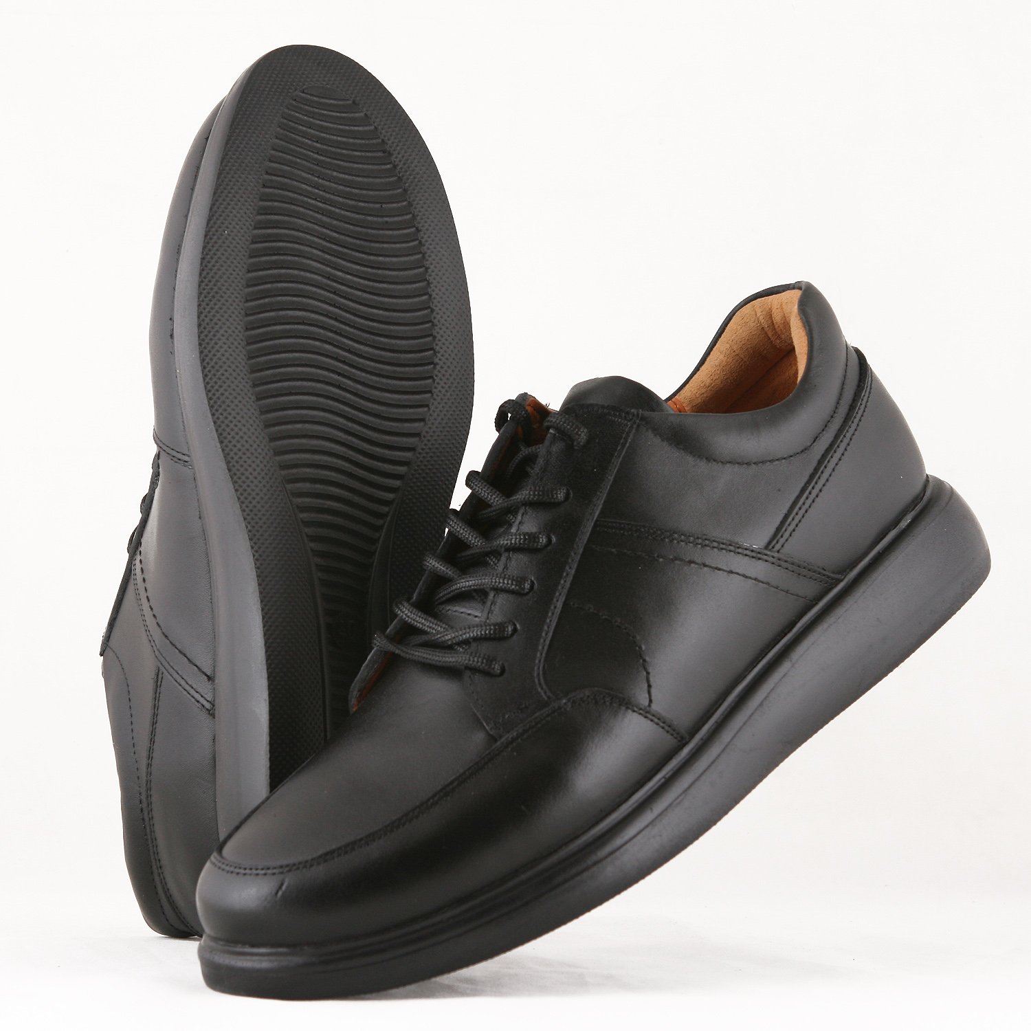 کفش روزمره مردانه چرم یلسان مدل راتین کد MSK-RTN-529-GS -  - 2