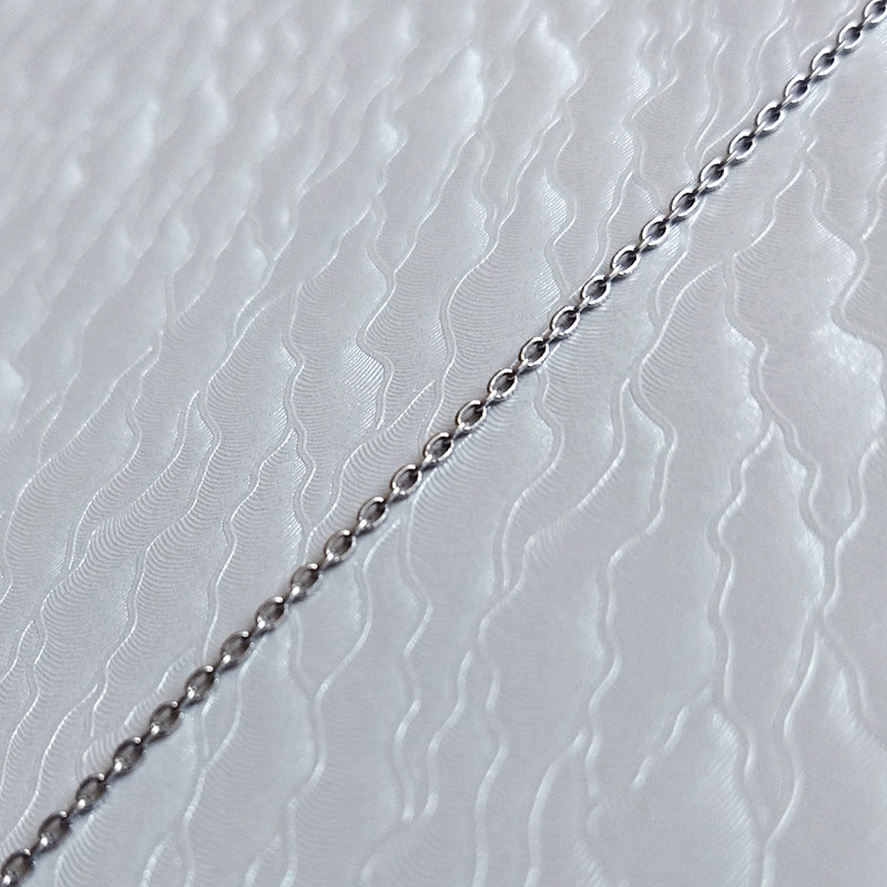 زنجیر نقره زنانه سلین کالا مدل  ابکاری رادیوم T50