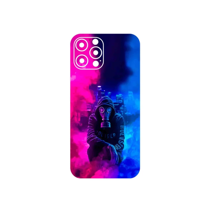 برچسب پوششی ماهوت مدل Smoke Rainbow Digital Art 2 مناسب برای گوشی موبایل اپل iPhone 12 Pro Max