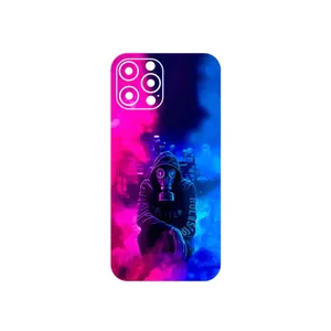 MAHOOT Smoke Rainbow Digital Art 2 Cover Sticker for Apple iPhone 12 Pro Max