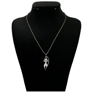 گردنبند نقره زنانه دلی جم طرح  گربه  کد D 477