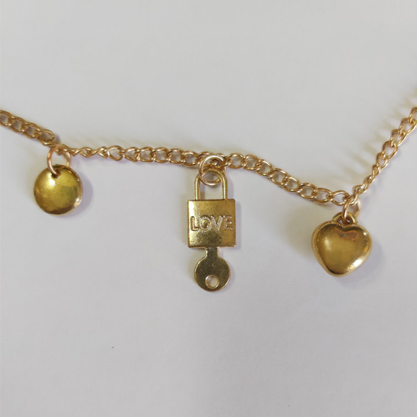 پابند زنانه طرح قفل و کلید کد FCK 01 پابند زنانه طرح قفل و کلید کد FCK 01