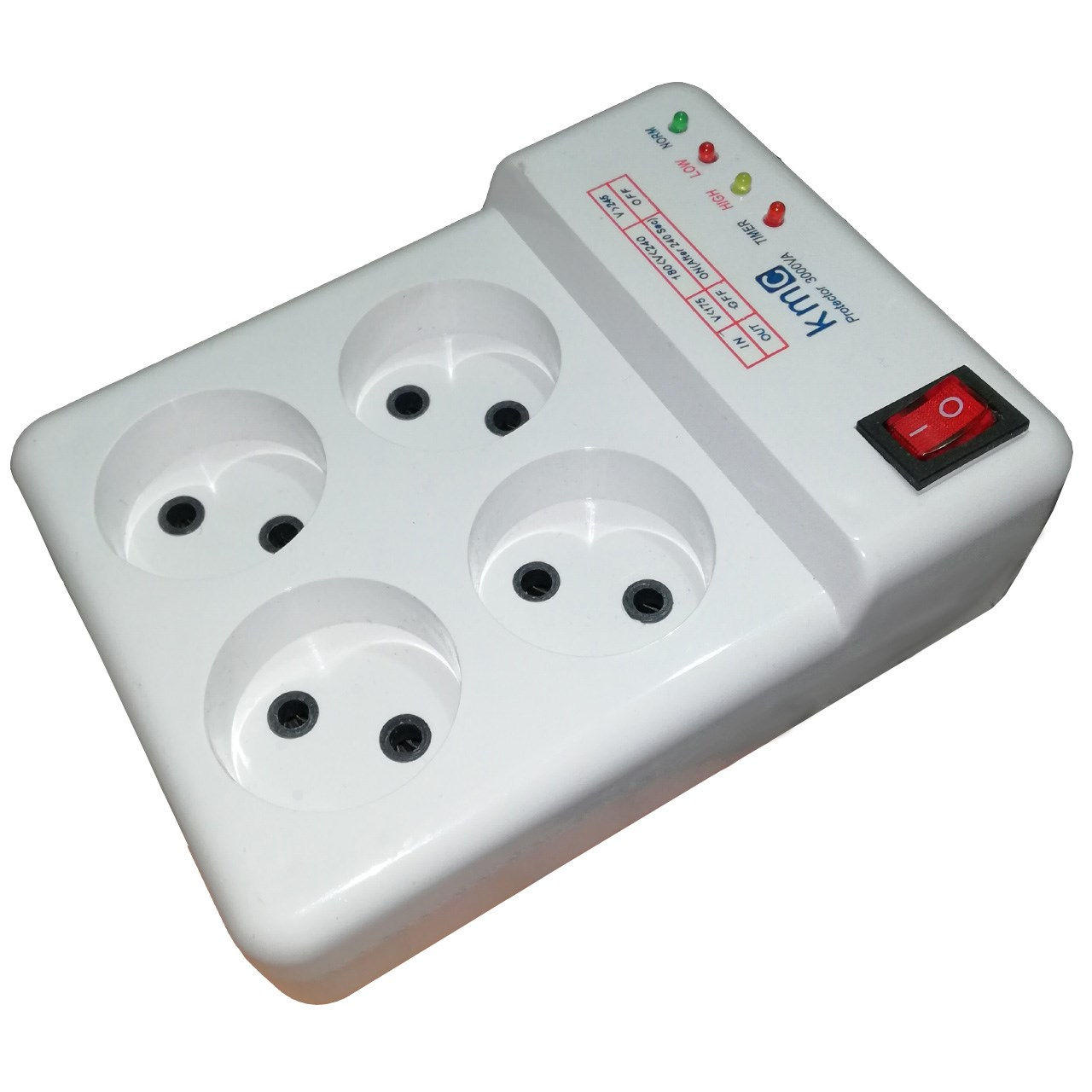 محافظ ولتاژ KMC مدل 4 خانه