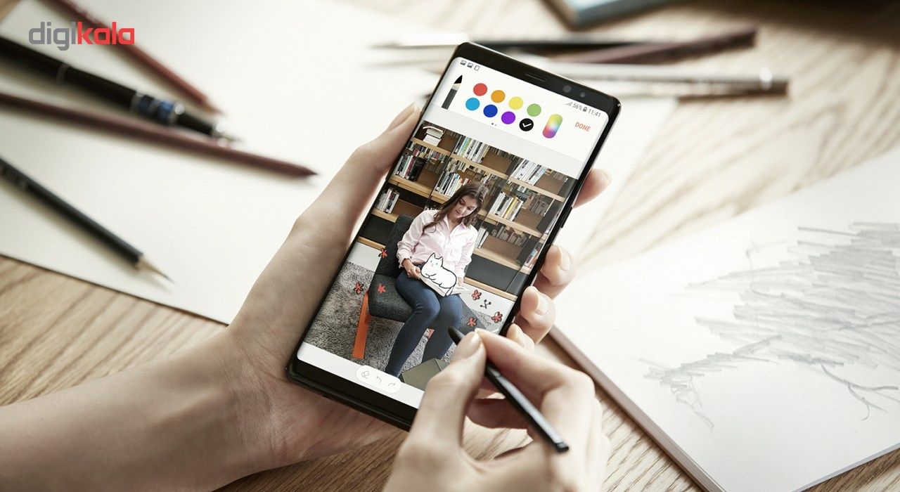 گوشی موبایل سامسونگ مدل Galaxy Note 8 SM-N950FD دو سیمکارت ظرفیت 64 گیگابایت به همراه باندل هدیه main 1 78