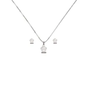 نیم ست نقره زنانه مدل 22301