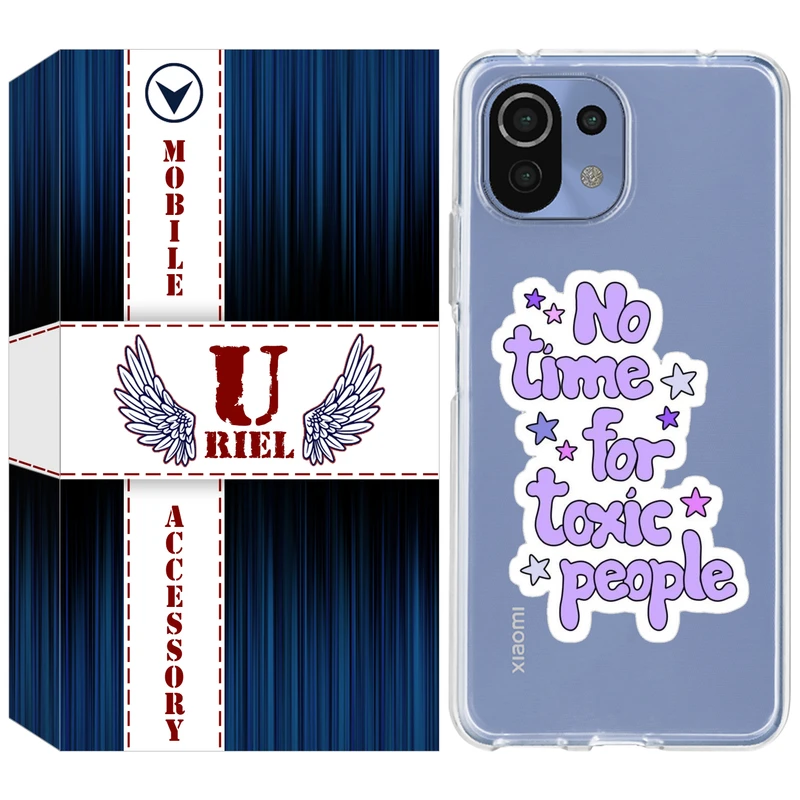 کاور یوریل مدل Clear کد 97 طرح Toxic مناسب برای گوشی موبایل شیائومی Mi 11 Lite / 11 Lite 5G NE