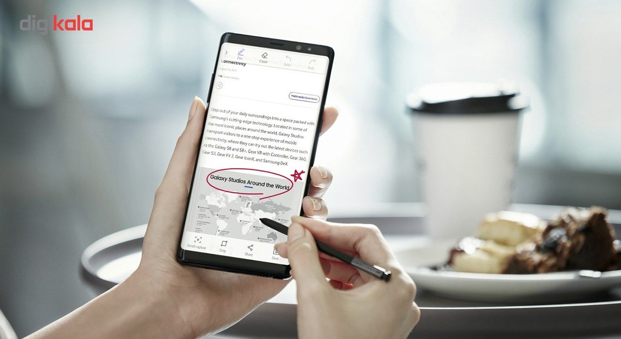 گوشی موبایل سامسونگ مدل Galaxy Note 8 SM-N950FD دو سیمکارت ظرفیت 64 گیگابایت به همراه باندل هدیه main 1 82