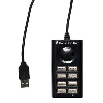 هاب USB 2.0 هشت پورت مدل P-1702