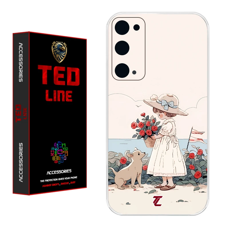 کاور تدلاین طرح دختر کد 1208 مناسب برای گوشی موبایل سامسونگ Galaxy S20 FE