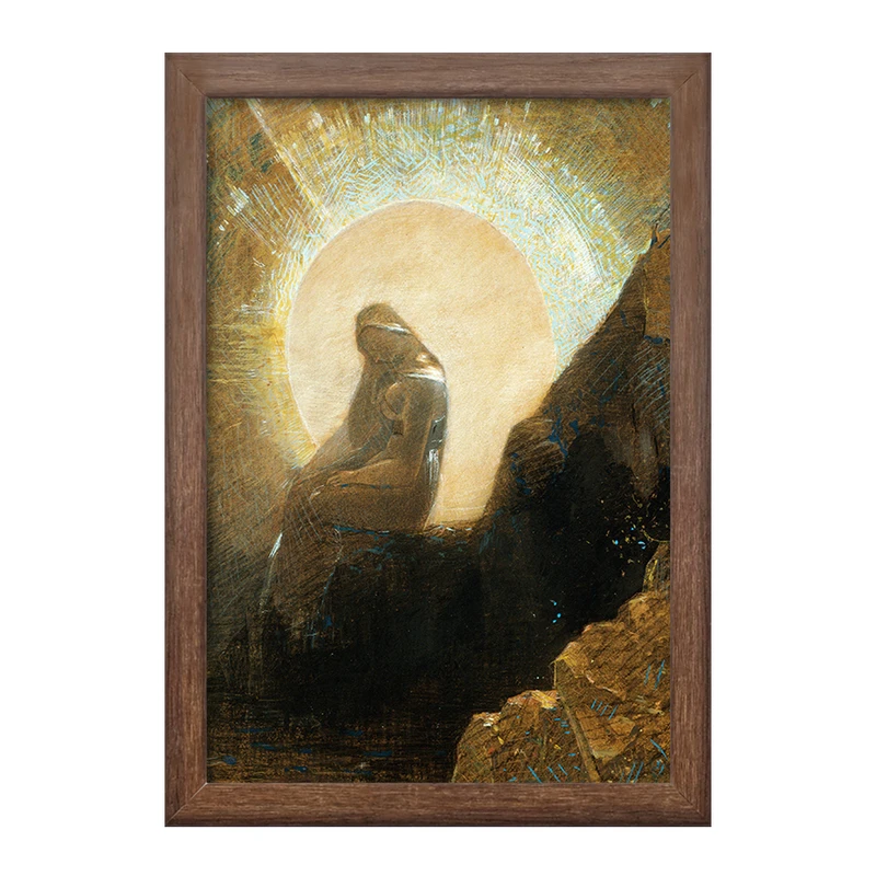 تابلو خندالو طرح نقاشی مالیخولیا اثر اودیلون ردون کد F12460