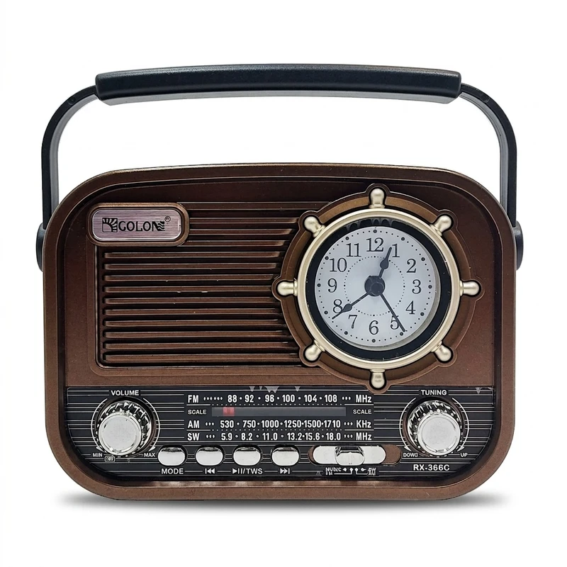 رادیو fm، am، sw گولون مدل rx-366c دارای پورت usb