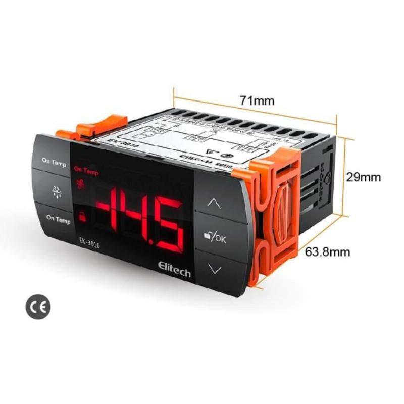 ترموستات کنترلر دما الیتک مدل EK-3010 ترموستات کنترلر دما الیتک مدل EK-3010