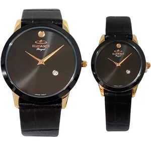 ساعت ست مردانه و زنانه الگانس رویال مدلER3060-Black-Gold