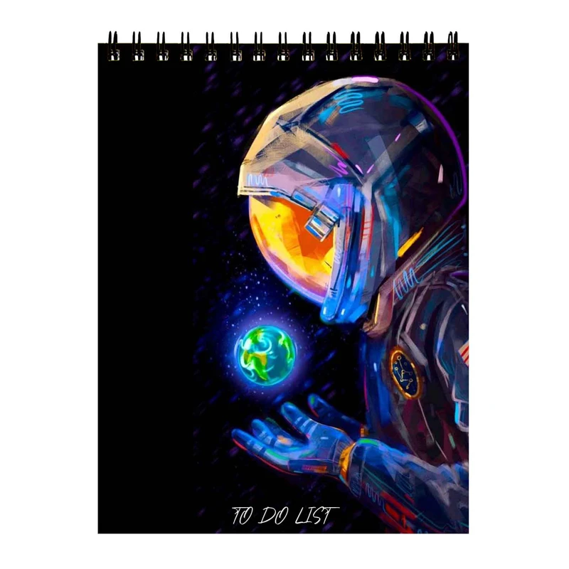 دفتر برنامه ریزی 50 برگ طرح فضانورد کد 3882