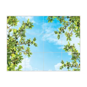  تایل آسمان مجازی بنی دکو مدل UV86 سایز 60x60 سانتی متر مجموعه 12 عددی 