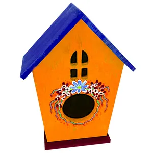  لانه پرنده مدل کلبه چوبی کد MEDIUM14