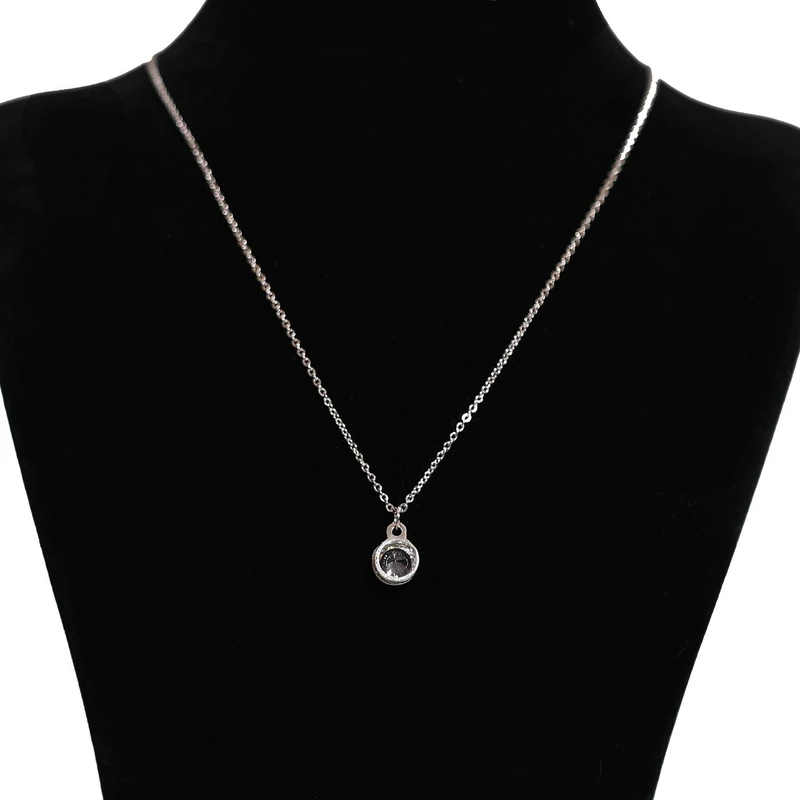 گردنبند نگین دایره سین گالری sg209