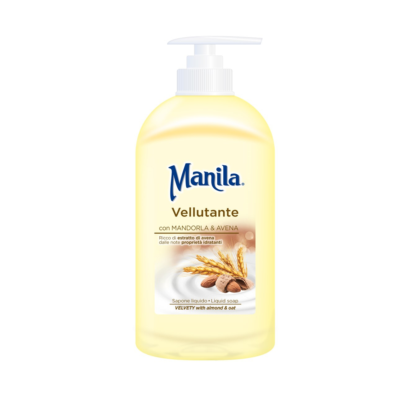 صابون مایع مانیلا مدل Smoothing velvety حجم 500 میلی لیتر
