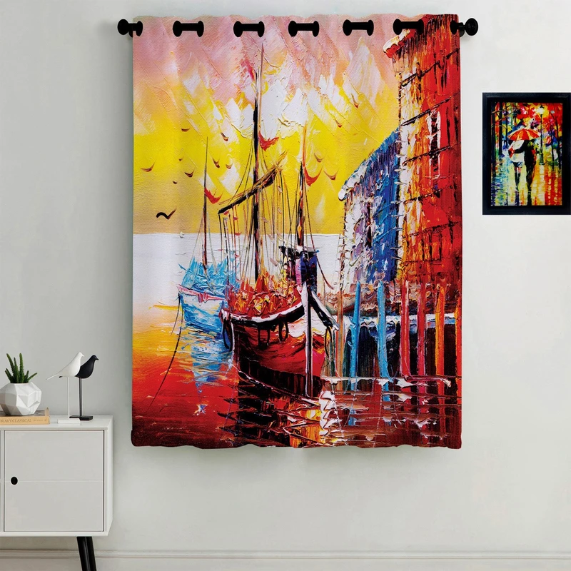 پرده رنس مدل C2-50036 ارتفاع 190 سانتی متر