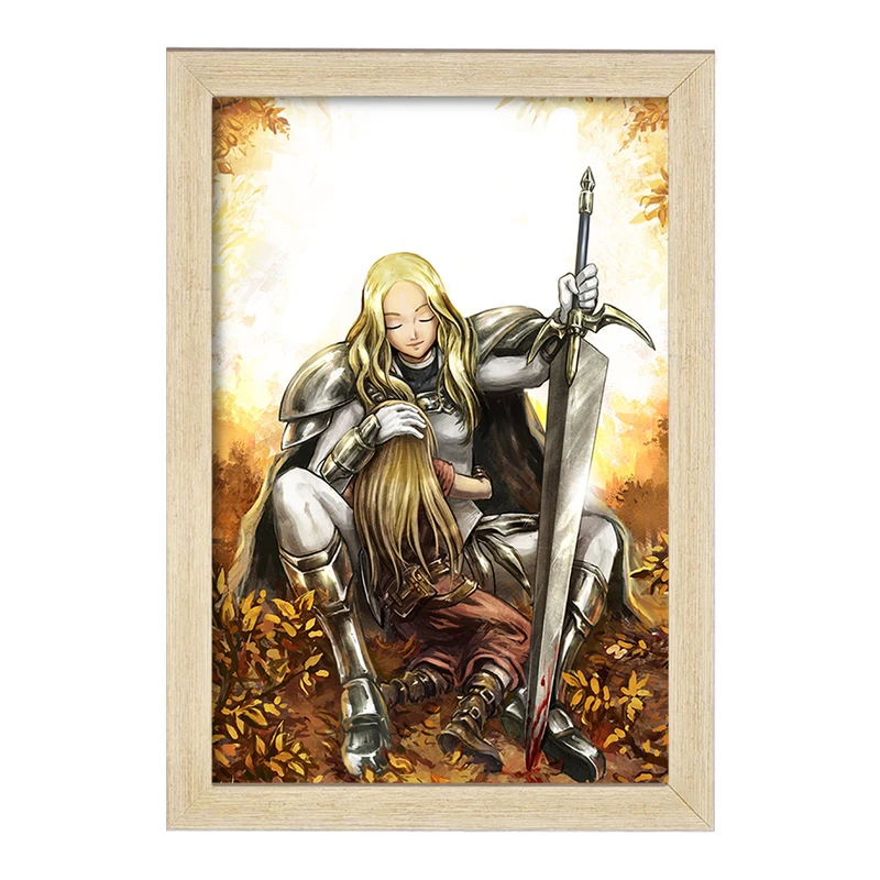 تابلو خندالو مدل ترسا و کلر انیمه کلیمور کد 33499