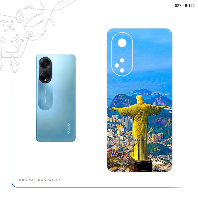 برچسب پوششی ماهوت مدل City of Rio de Janeiro مناسب برای گوشی موبایل اپو A98