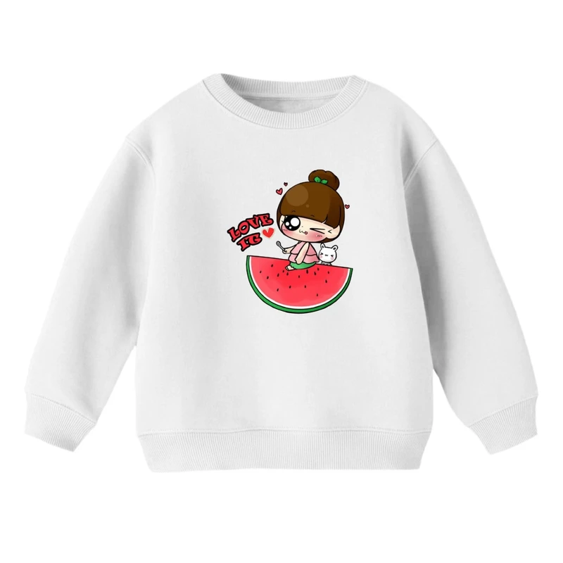 سویشرت بچگانه مدل دخترک یلدایی کد  18