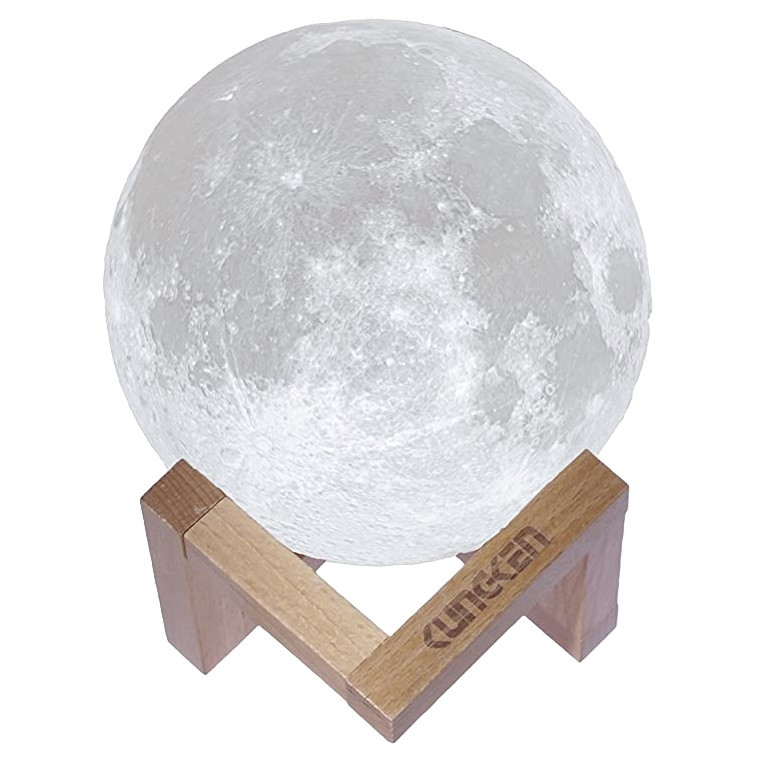 آباژور رومیزی مدل کره ماه رقص نور با موزیکmu1