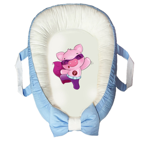 سرویس خواب سه تکه نوزاد مدل گارد محافظ دار طرح فانتزی بتمن کد 040