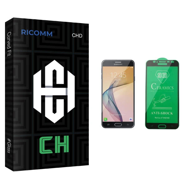 محافظ صفحه نمایش سرامیکی ریکام مدل CH glass مناسب برای گوشی موبایل سامسونگ Galaxy J7 Prime