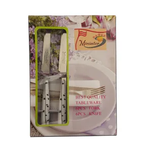 کارد میوه خوری مینیاتور کد KD-3 بسته 12 عددی