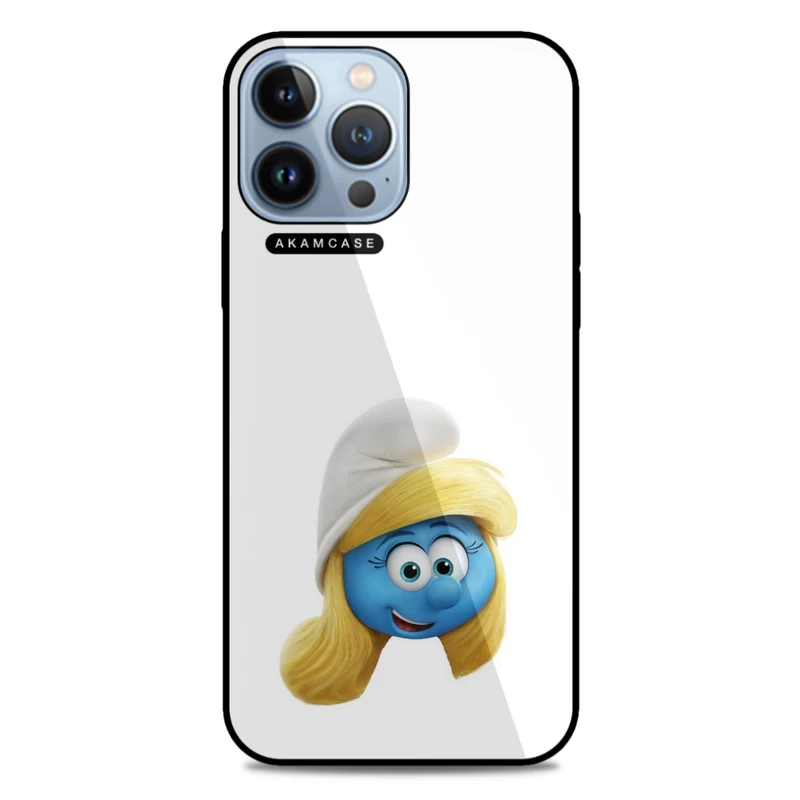 کاور آکام مدل AMC-WA13PROMAX-SMURFS-11 مناسب برای گوشی موبایل اپل iPhone 13 Pro Max