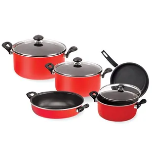 سرویس قابلمه با در شیشه ای زرساب 8 پارچه مدل NS-4460