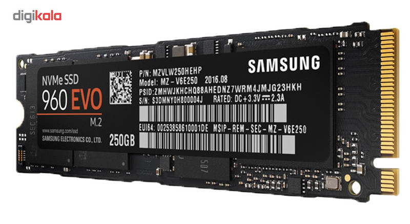 اس اس دی اینترنال سامسونگ مدل 960 Evo ظرفیت 250 گیگابایت