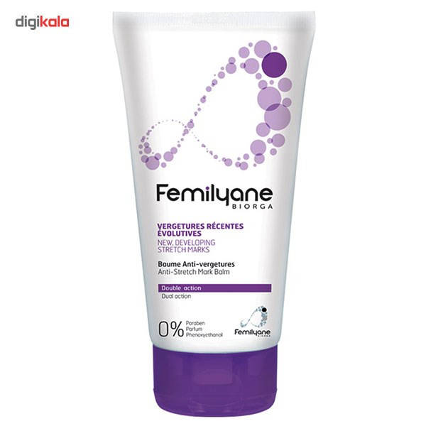 بالم ضد ترک پوستی بایورگا سری Femilyane حجم 150 میلی لیتر