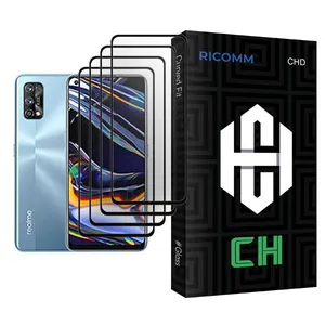 Ricomm CH Glass MIX004 Screen Protector For Realme 7 Pro Pack Of 4