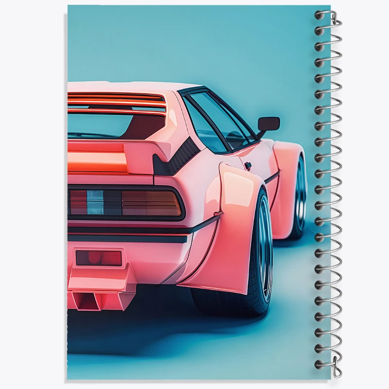 دفتر ژورنال نویسی 50 برگ خندالو مدل نقطه ای طرح ماشین اسپرت کد N5621