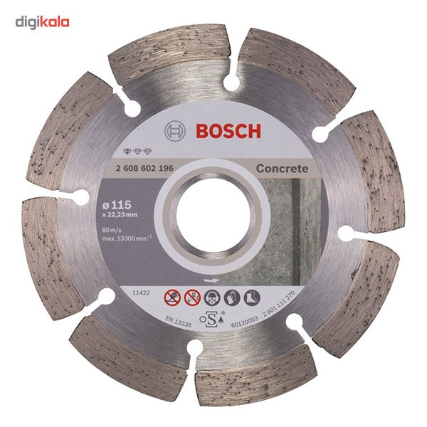 صفحه سنگ فرز بوش مدل پروفشینال بتن 115 میلی‌متر