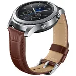 بند چرمی سامسونگ مدل Alligator Grain Leather Band مناسب برای Gear S3