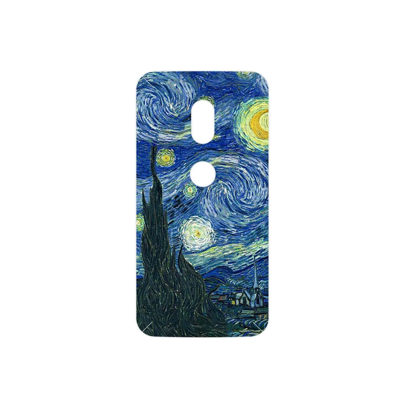 برچسب پوششی ماهوت مدل The Starry Night of van Gogh مناسب برای گوشی موبایل موتورولا Moto G4 Play