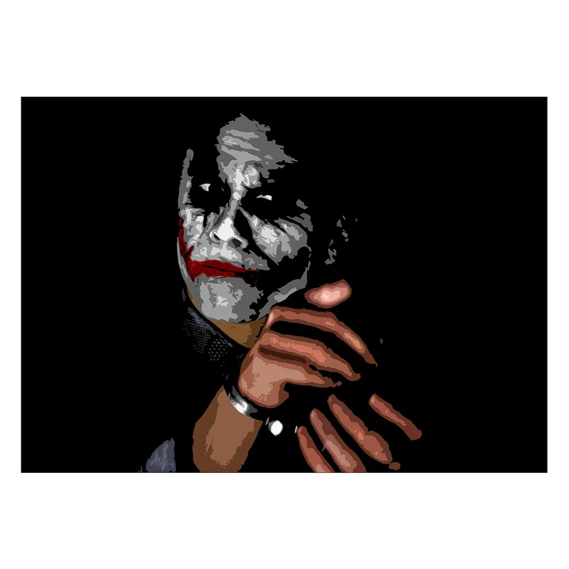 تابلو شاسی ونسونی طرح Joker Arrested سایز 30 × 40