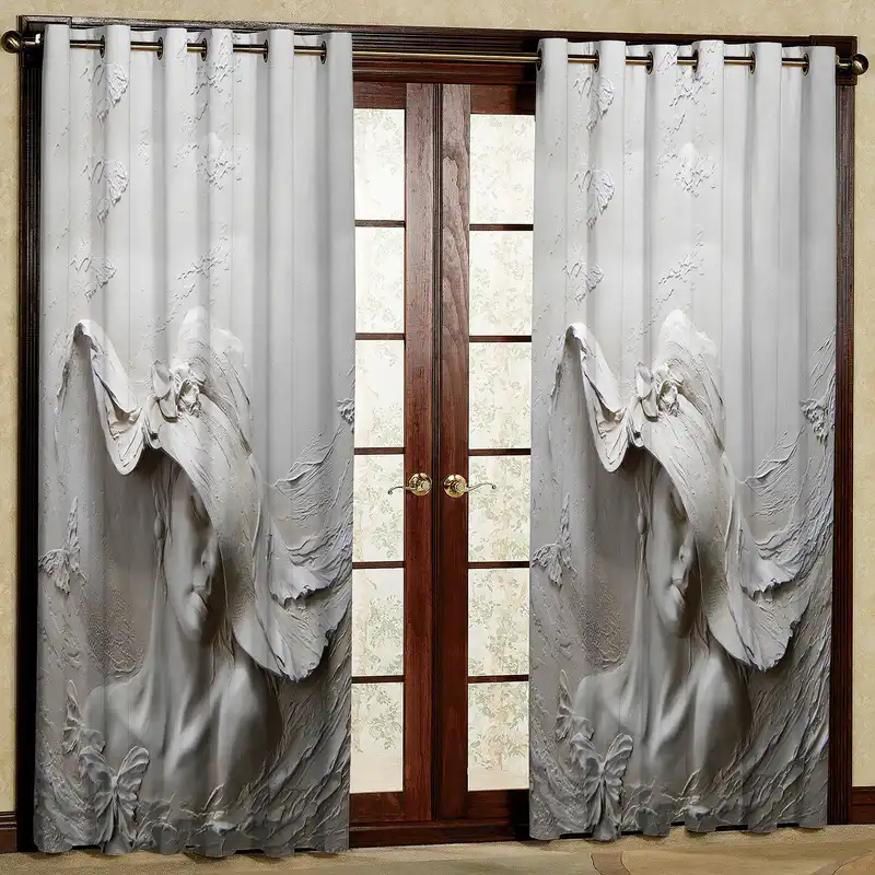 پرده مدل طرحدار مخمل پانچی کد 4023 سایز 200x140 سانتی متر