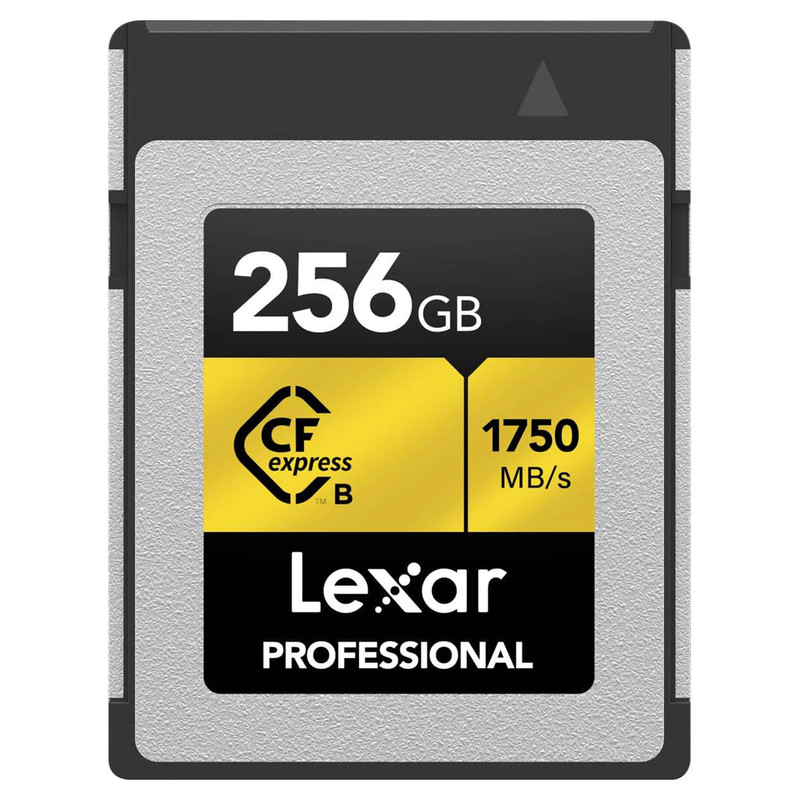 کارت حافظه CFexpress لکسار مدل Professional استاندارد Type B سرعت 1750MB/s ظرفیت 256 گیگابایت