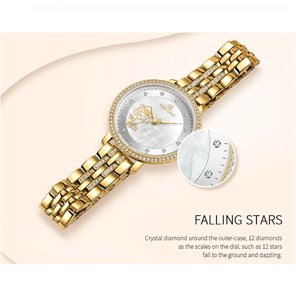 ساعت مچی عقربه ای زنانه نیوی فورس مدل 5017 GW