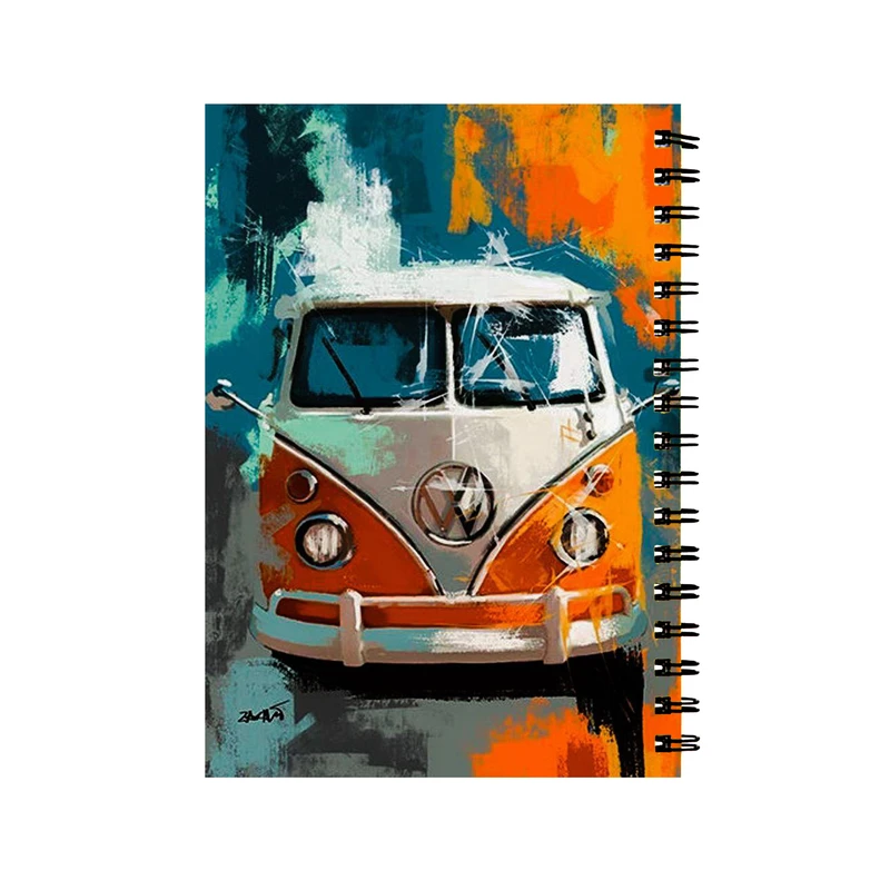 دفتر مشق طرح فولکس واگن کد D-1082