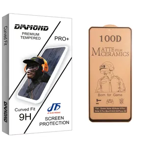 JF Diamond glass Ceramics Screen Protector For Xiaomi شیائومی Redmi Note 9s