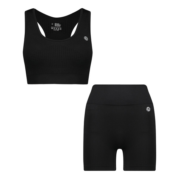 ست نیم تنه و شلوارک ورزشی زنانه دریم اسلیم مدل T024-02